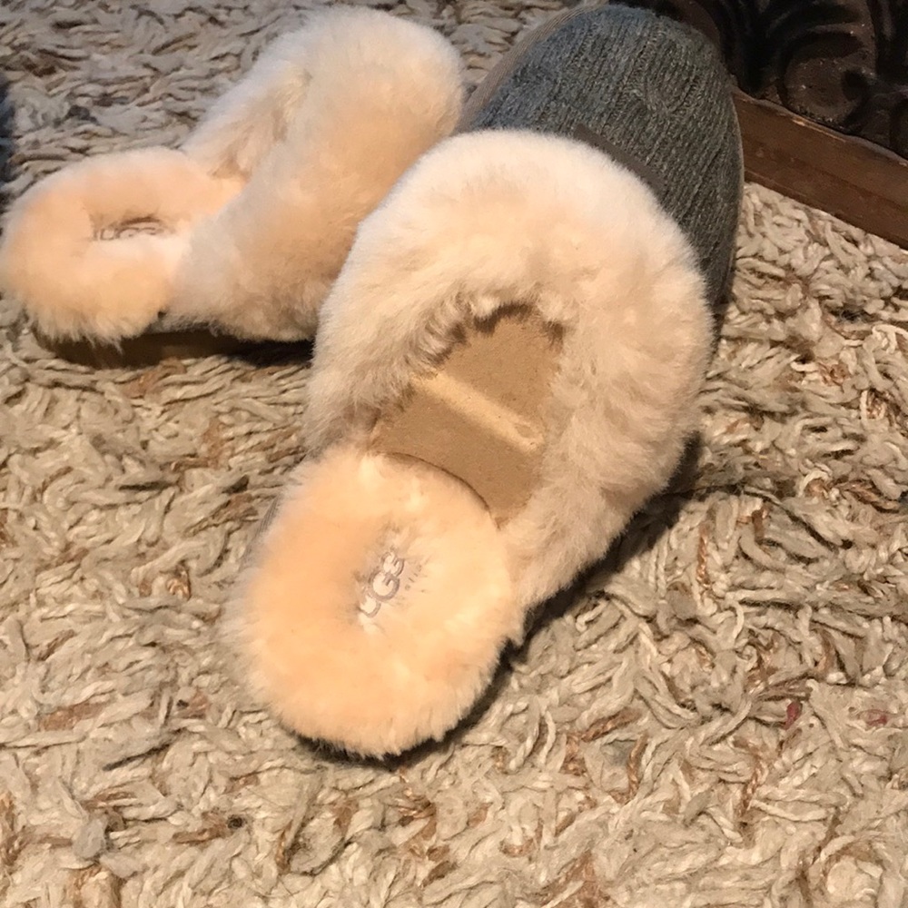 UGG gray slippers